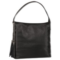 Toscanto Damen Schultertasche Leder Tasche schwarz OTT180SS1