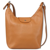 Toscanto Damen Umhängetasche Leder Tasche tan hellbraun OTT181UC2