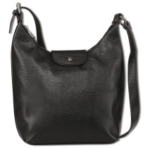 Toscanto Damen Umhängetasche Leder Tasche schwarz OTT181US1