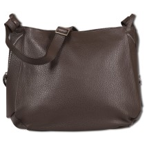 Toscanto Damen Umhängetasche Leder Tasche dunkelbraun OTT182UN6