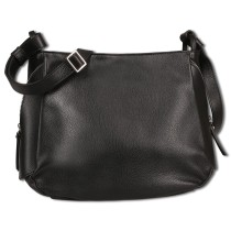 Toscanto Damen Umhängetasche Leder Tasche schwarz OTT182US1