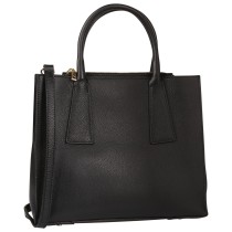 Toscanto Damen Handtasche Leder Tasche schwarz OTT183HS1
