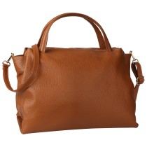 Toscanto Damen Handtasche Leder Tasche tan hellbraun OTT184HC5