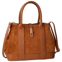 Toscanto Damen Schultertasche Leder Tasche tan hellbraun OTT186SC5
