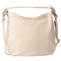 Toscanto Damen Schultertasche Leder Tasche beige OTT187SI2
