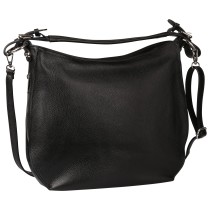 Toscanto Damen Schultertasche Leder Tasche schwarz OTT187SS1