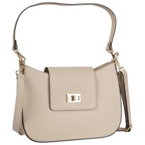 Toscanto Damen Schultertasche Leder Tasche beige OTT189SI2
