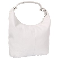 Toscanto Damen Schultertasche Leder Tasche weiß OTT190SW1