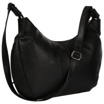 Toscanto Damen Umhängetasche Leder Tasche schwarz OTT192US1