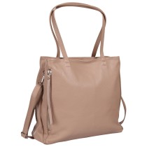 Toscanto Damen Schultertasche Leder Tasche rosa OTT193SA1