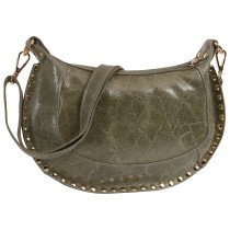 Toscanto Damen Schultertasche Umhängetasche Leder Tasche grün OTT196UL3