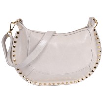 Toscanto Damen Schultertasche Umhängetasche Leder Tasche weiß OTT196UW1