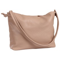 Toscanto Damen Schultertasche Beuteltasche Leder Tasche rosa OTT197SA1