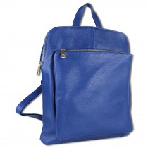 Toscanto Damen Cityrucksack Leder Tasche blau OTT610RB