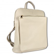 Toscanto Damen Cityrucksack Leder Tasche beige OTT610RC
