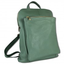 Toscanto Damen Cityrucksack Leder Tasche hellgrün OTT610RL