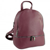 Toscanto Damen Cityrucksack Leder Tasche rosa OTT612RA