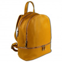 Toscanto Damen Cityrucksack Leder Tasche gelb OTT612RY