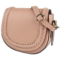 Toscanto Damen Schultertasche Umhängetasche Leder Tasche rosa OTT806SA