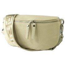 Toscanto Damen Gürteltasche Leder Tasche beige OTT807BI