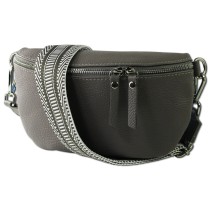 Toscanto Damen Gürteltasche Leder grau OTT807BK