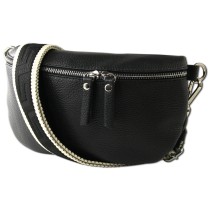 Toscanto Damen Gürteltasche Leder schwarz OTT807BS