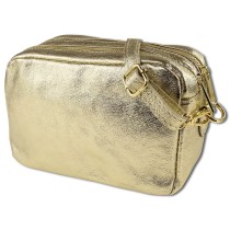 Toscanto Damen Umhängetasche Leder Tasche gold OTT809UZ