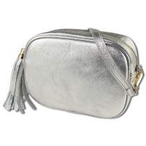Toscanto Damen Leder Tasche silber metallic OTT811UJ