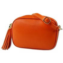 Toscanto Damen Umhängetasche Leder Tasche orange OTT811UO