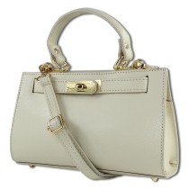 Toscanto Damen Umhängetasche Leder Tasche beige OTT812UC