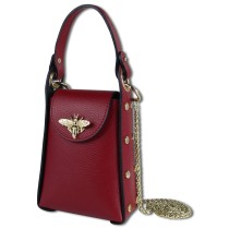 Toscanto Damen Umhängetasche Leder Tasche rot OTT813UR