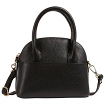 Toscanto Damen Umhängetasche Leder Tasche schwarz OTT814US