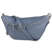 Toscanto Damen Gürteltasche Leder Tasche blau OTT820BF