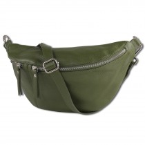 Toscanto Damen Gürteltasche Leder Tasche grün OTT820BG