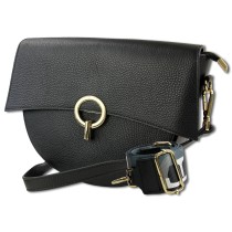 Toscanto Damen Jugend Citytasche Leder Tasche schwarz OTT824US