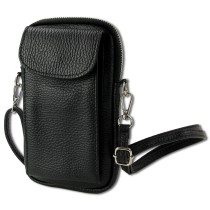 Toscanto Damen Handtasche Leder Tasche schwarz OTT827SS