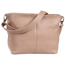 Toscanto Damen Schultertasche Umhängetasche Leder Tasche rosa OTT829SA