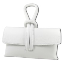 Toscanto Damen Abendtasche Leder Tasche weiß OTT834AW