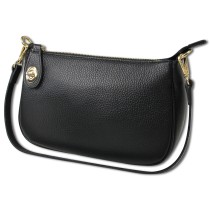 Toscanto Damen Schultertasche Leder Tasche schwarz OTT840SS1
