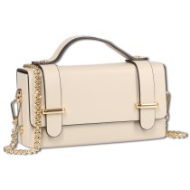 Toscanto Damen Handtasche Leder Tasche beige OTT841HI1