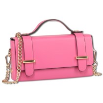 Toscanto Damen Handtasche Leder Tasche fuchsia rosa OTT841HP3