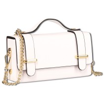 Toscanto Damen Handtasche Leder Tasche weiß OTT841HW1