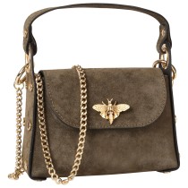 Toscanto Damen Umhängetasche Leder Tasche olivgrün OTT844UG6