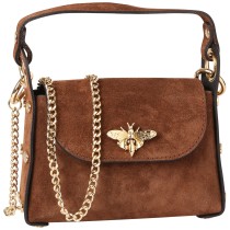 Toscanto Damen Umhängetasche Leder Tasche braun OTT844UN4
