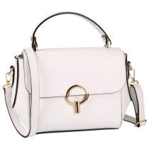 Toscanto Damen Handtasche Leder Tasche weiß OTT845HW1