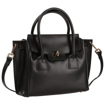 Toscanto Damen Handtasche Leder Tasche schwarz OTT848HS1