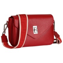 Toscanto Damen Umhängetasche Leder Tasche rot OTT851UR6