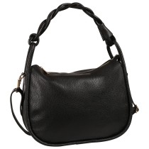 Toscanto Damen Handtasche Leder Tasche schwarz OTT852HS1