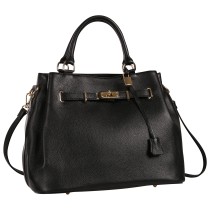 Toscanto Damen Handtasche Leder Tasche schwarz OTT853HS1