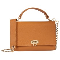 Toscanto Damen Handtasche Leder Tasche tan hellbraun OTT854HC4